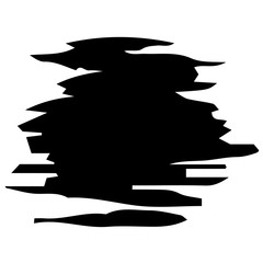 Black stain. Dark background. Grunge splatter background. Liquid stains isolated. Ink stain design. Vector illustration