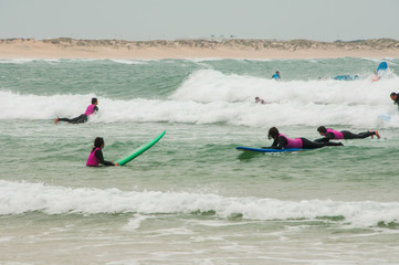 Surf schools in Baleal Island, Portugal