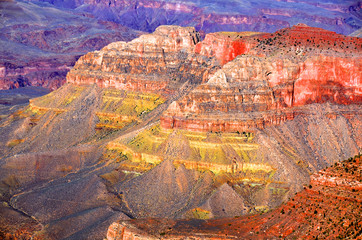 Grand Canyon is a steep-sided canyon carved by the Colorado River  adjacent rim are contained...