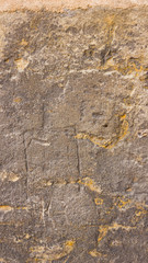 Background of the old wall. Texture of stone surface. Abstract background in retro style. Brown surface of solid material
