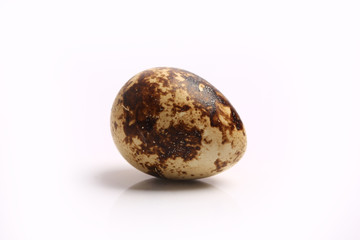 quail eggs isolated on white background
