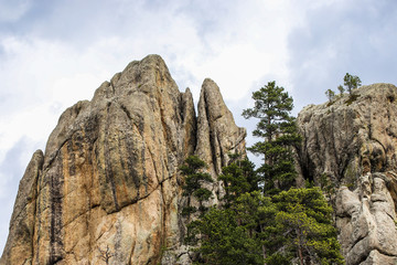 rocks and blue sky