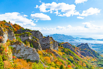 日本の風景　小豆島の寒霞渓