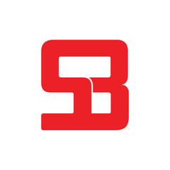 number 58 simple geometric line logo vector