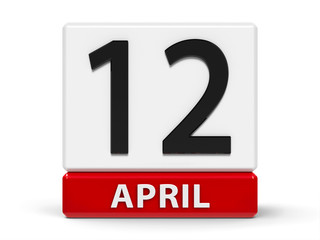 Cubes calendar 12th April