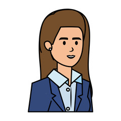elegant businesswoman avatar character