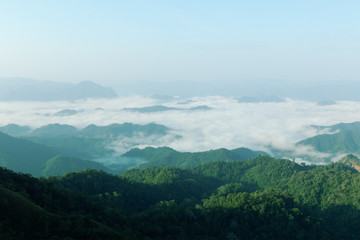 Mountain view from the highest point.