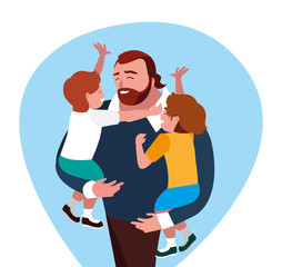 father with sons characters