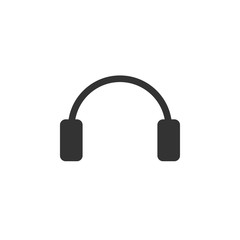Headphone icon design template vector