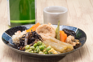 和食の盛り合わせ
