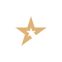 Star logo graphic design template vector