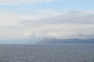 Landscape of Japanese Island Hokkaido.