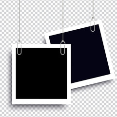 realistic photo frame