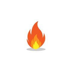 Fire icon illustration for design