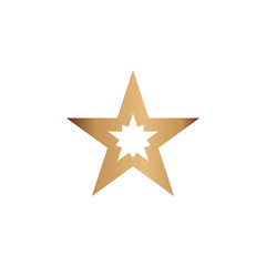 Star logo graphic design template vector