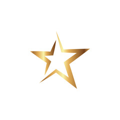 Star logo graphic design template vector