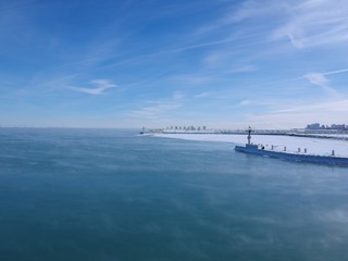 Lake Michigan - Drone Shot