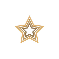 Obraz premium Star logo graphic design template vector