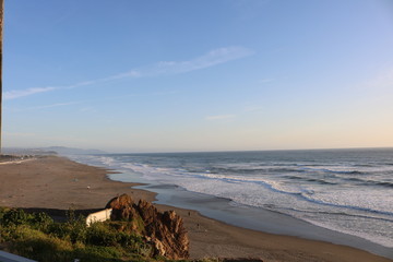 Sunset at Beach - Pacific Ocean