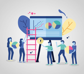 business people board
