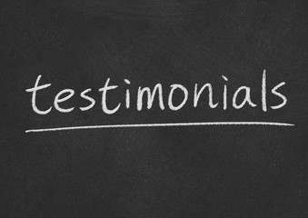 Obraz premium testimonials