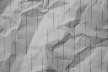 crumpled notebook paper texture background