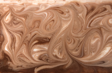 Beige marbling pattern. Golden marble liquid texture.