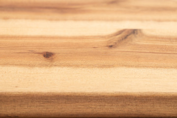 Old wooden plank background with selective focus.