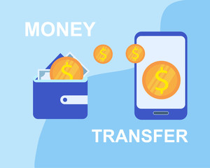Money Transfer Wallet to Smartphone Application