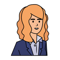 elegant businesswoman avatar character