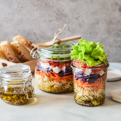 Pasta Salad in a Jar