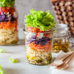 Pasta Salad in a Jar