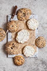 Bagels with Cream Cheese
