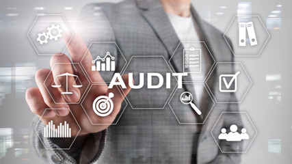 Audit business and finance concept. nalysis Annual Financial Statements, Analyze return on...