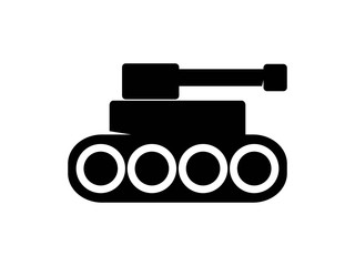 tank solid vector icon