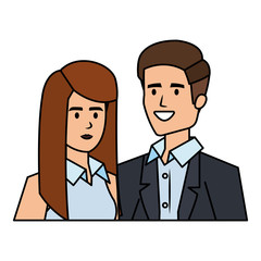 business couple avatars characters