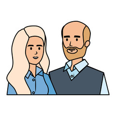 business couple avatars characters