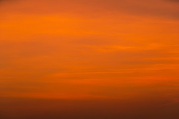 Colorful sky and clouds at sunrise.