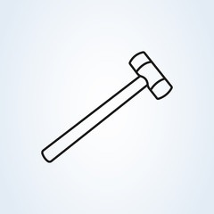 hummer line art icon illustration isolated vector sign symbol