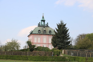 Fototapeta na wymiar Fasanenschlösschen am Schloss Moritzburg in Sachsen