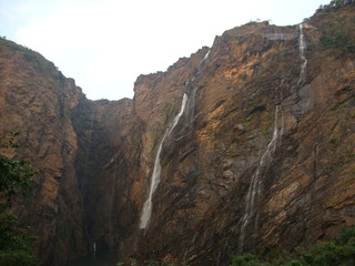 mountain, landscape, nature, sky, mountains, rock, blue, panorama, forest, stone, park, clouds, travel, summer, national, green, trees, cliff, rocks, canyon, tree, hill, waterfall, peak