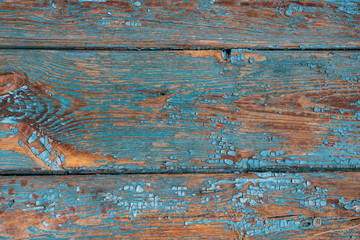 Fototapeta deska niebieska wood vintage obraz