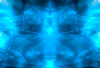 Awesome abstract blur background. Light waves. 3D rendering