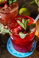 cocktails in the bar