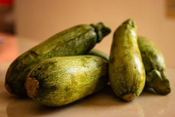 Calabacitas recien cortadas