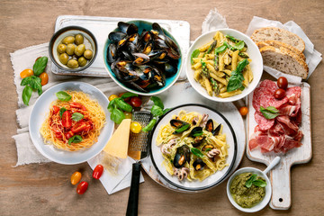 Traditional italian food