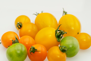 ミニトマト　白抜き