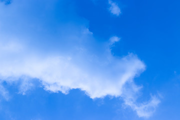 blue sky with white clouds