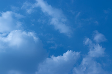 blue sky with white clouds