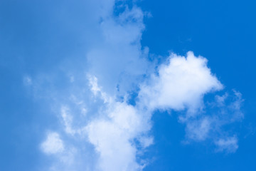 blue sky with clouds